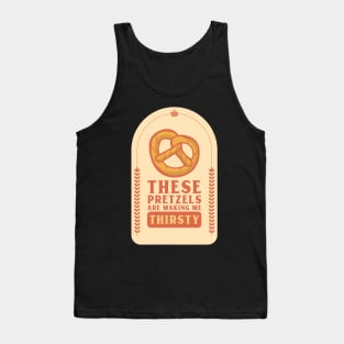 oktoberfest pretzel Tank Top